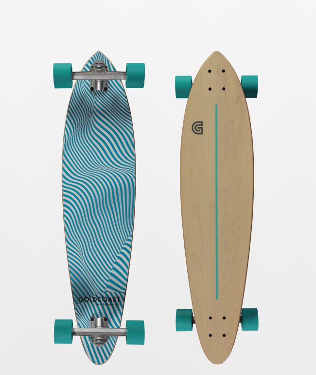 Gold Coast Trippin 37" Pintail Longboard Complete